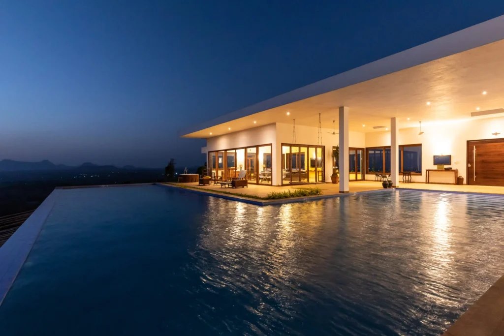 Sunset on the Lake, Igatpuri — 5 BHK private pool villa